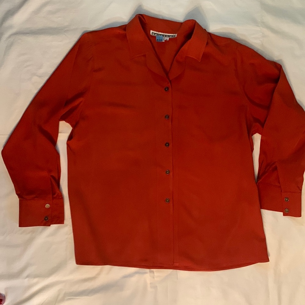 Anne Pinkerton Collection 100% Silk Blouse